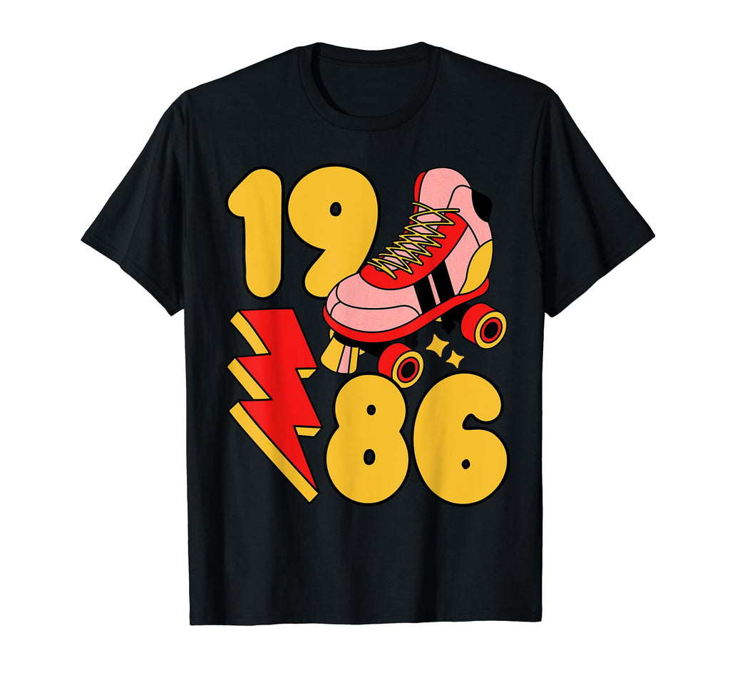 1986 Roller Skate 80S Nostalgia T-Shirt - Fun Novelty Design Men Women - T-Shirt, Sweatshirt, Hoodie