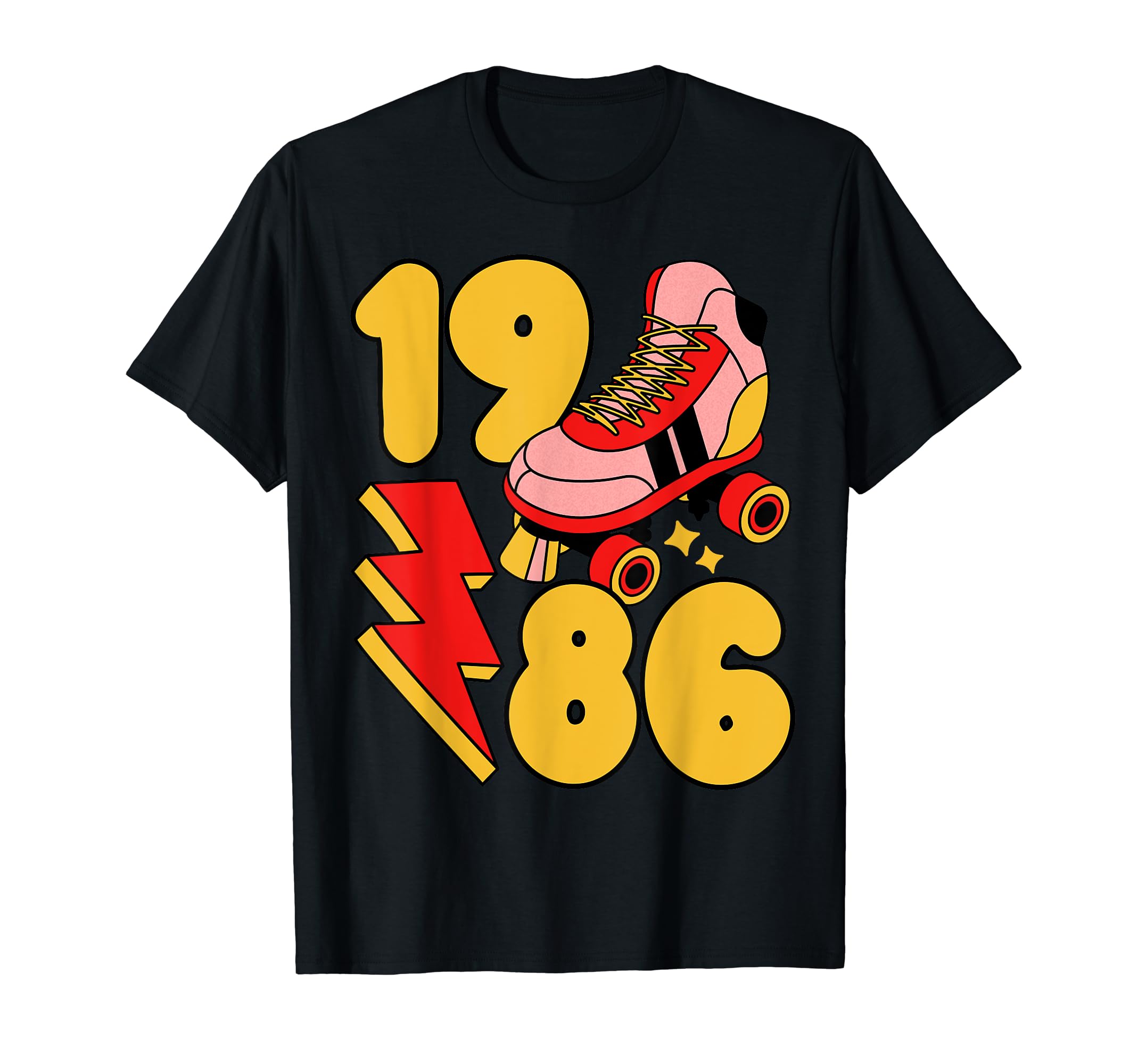1986 Roller Skate 80S Nostalgia T-Shirt - Fun Novelty Design Men Women - T-Shirt, Sweatshirt, Hoodie