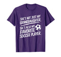Shes My Granddaughter My Favorite Soccer T-Shirt - Unique Graphic Unisex - T-Shirt, Sweatshirt, Hoodie