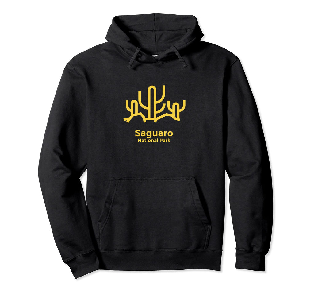 Saguaro National Park Arizona Minimalist Hoodie - Trendy Graphic Men Women - T-Shirt, Sweatshirt, Hoodie