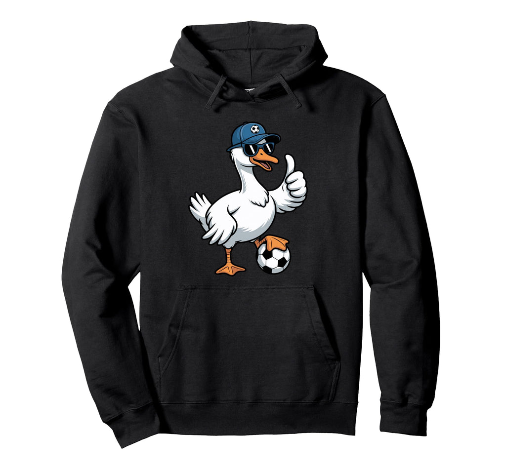 Soccer Goose Soccer Player Fan Coach Hoodie - Trendy Graphic Unisex - T-Shirt, Sweatshirt, Hoodie