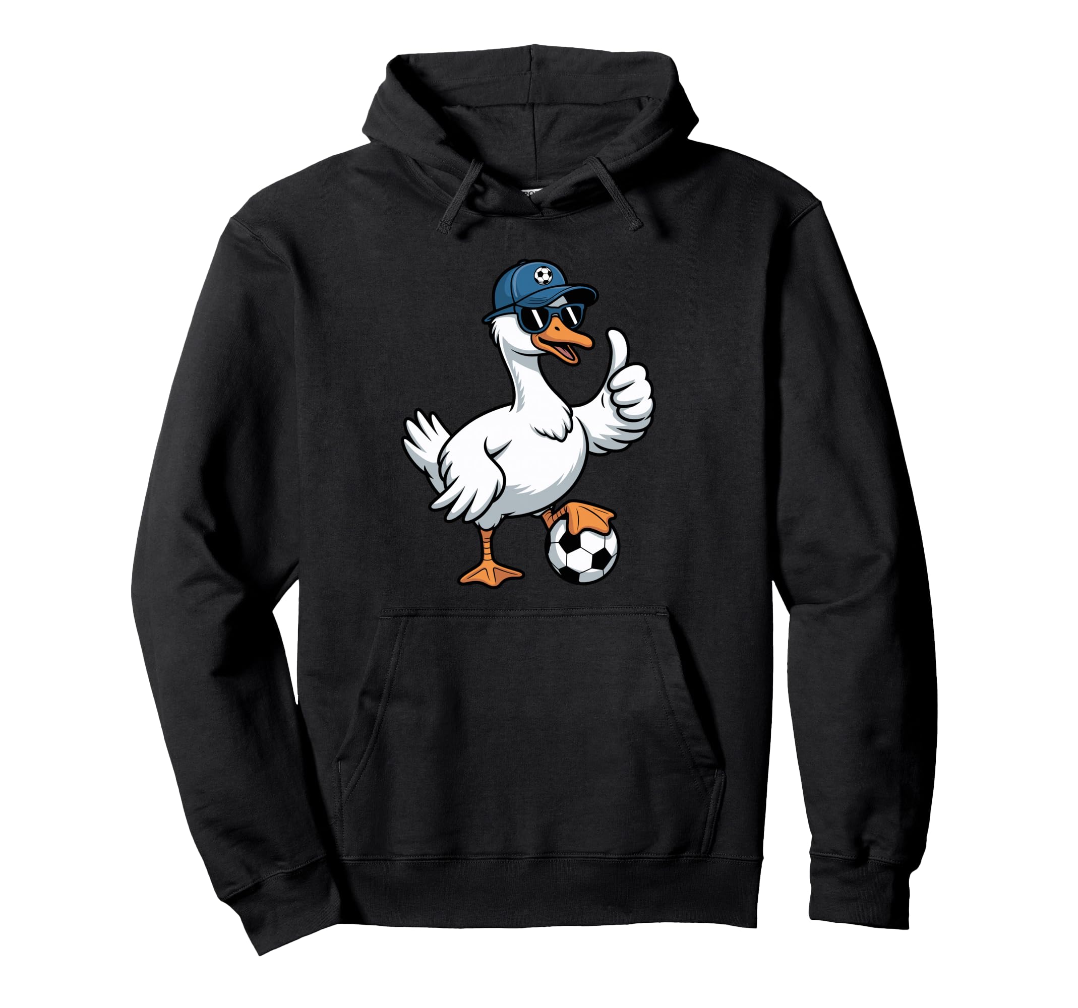 Soccer Goose Soccer Player Fan Coach Hoodie - Fun Novelty Design Unisex - T-Shirt, Sweatshirt, Hoodie