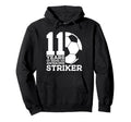 Soccer 11 Years Awesome Soccer Striker 11Th Hoodie - Graphic Print Unisex - T-Shirt, Sweatshirt, Hoodie