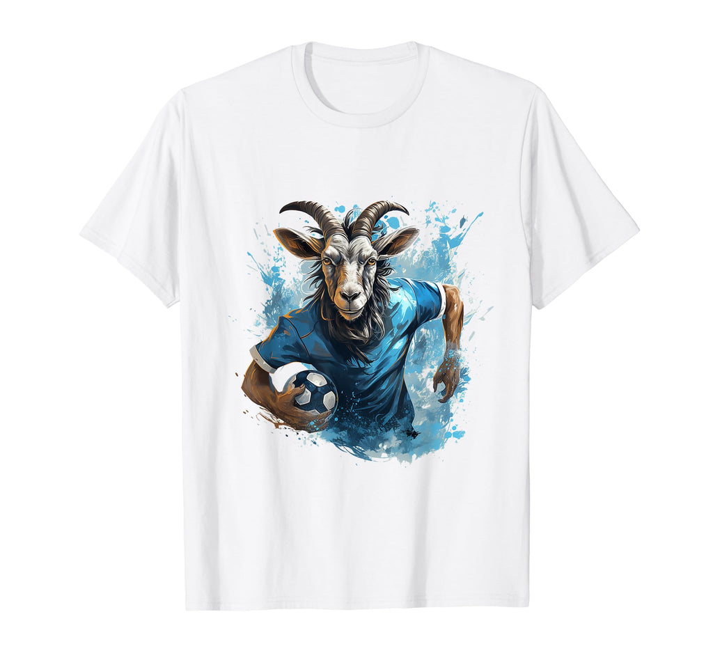 Goat Soccer Football T-Shirt - Novelty Apparel for Adults - T-Shirt, Sweatshirt, Hoodie