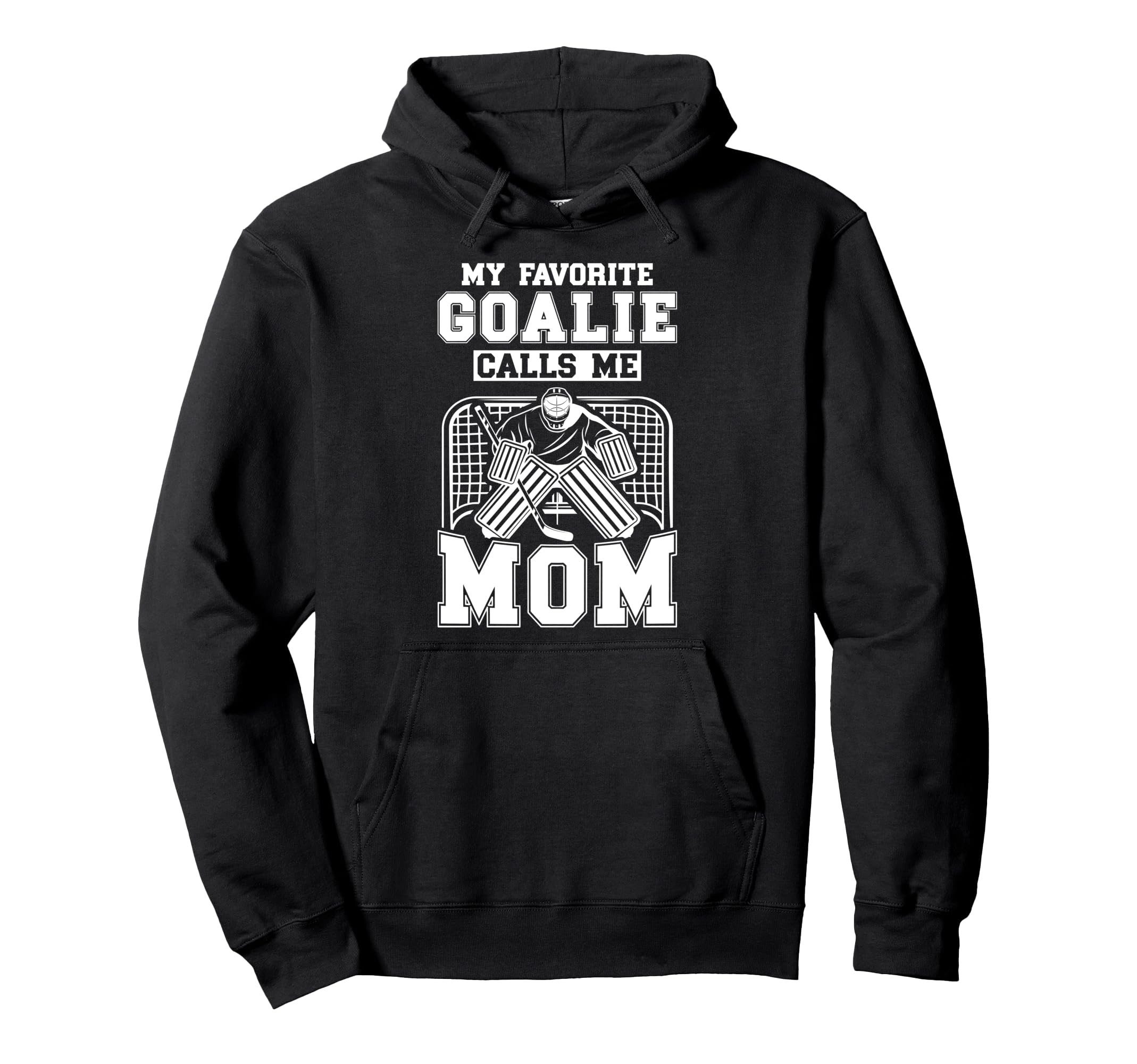 Proud Ice Hockey Keeper Mom Hockey Goalie Hoodie - Custom Art Print Unisex - T-Shirt, Sweatshirt, Hoodie
