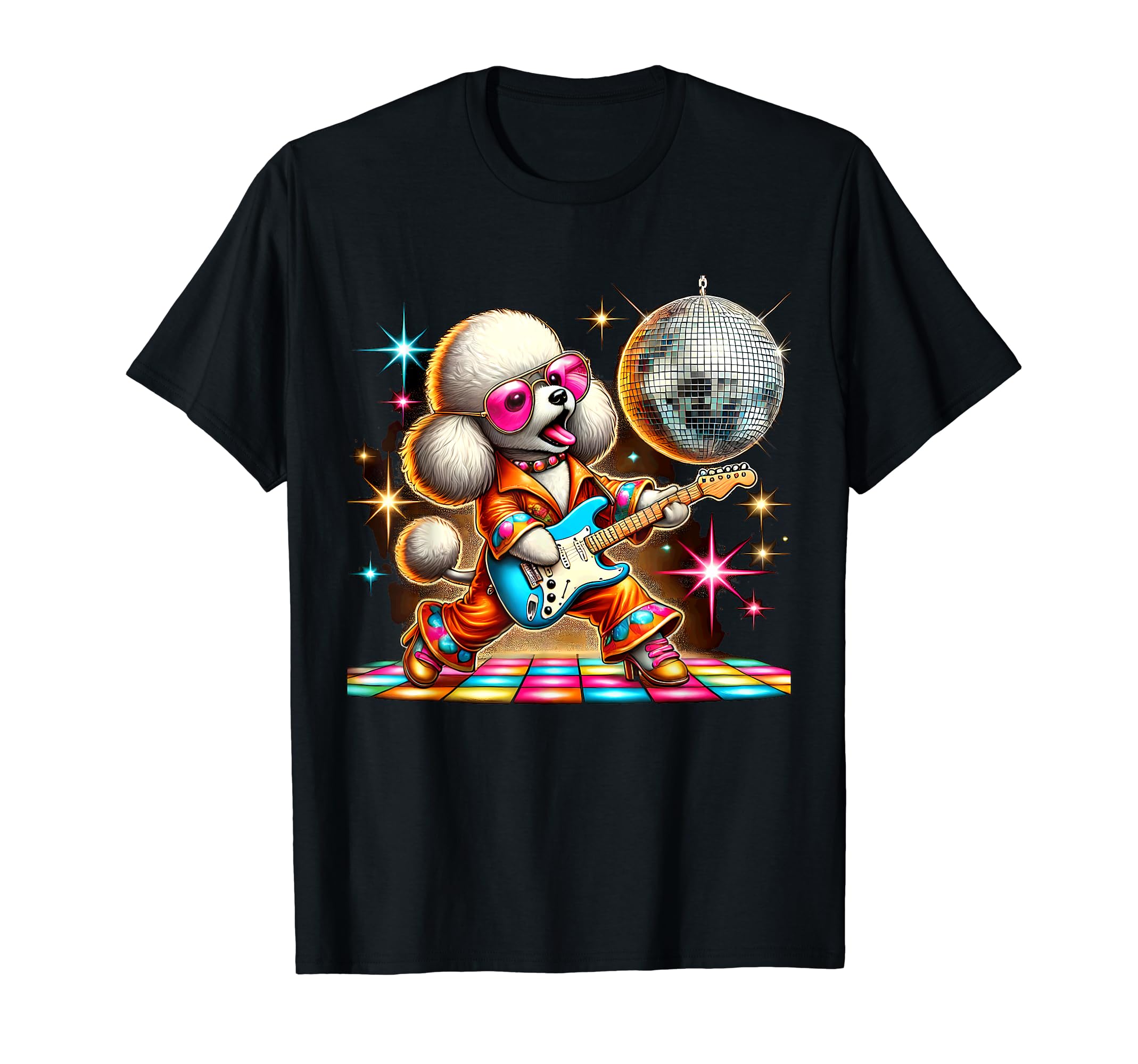 Aesthetic Toy Poodle Disco T-Shirt - Novelty Apparel Unisex - T-Shirt, Sweatshirt, Hoodie