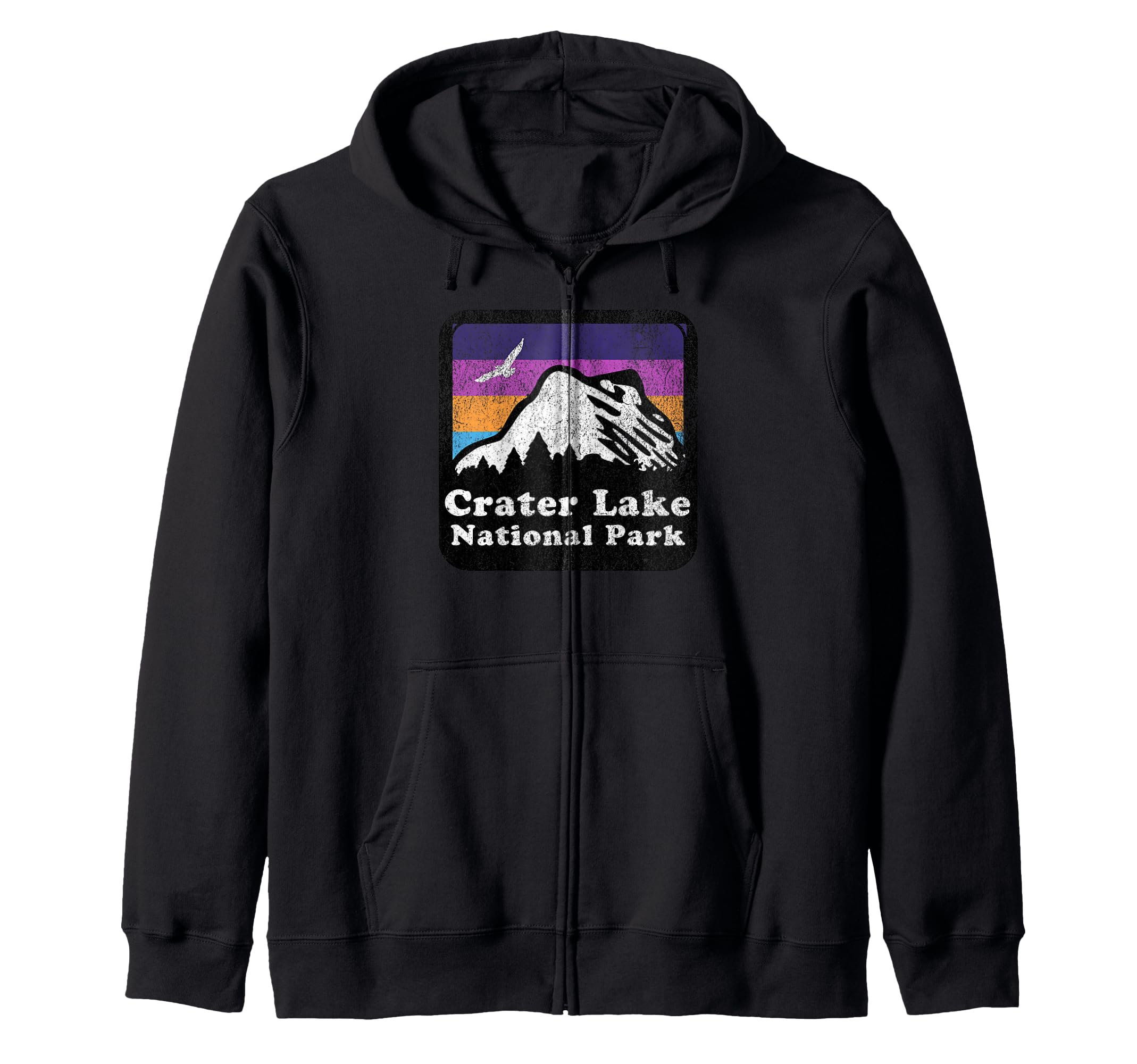 Crater Lake National Park Oregon T-Shirt - Fun Novelty Design for Adults - T-Shirt, Sweatshirt, Hoodie