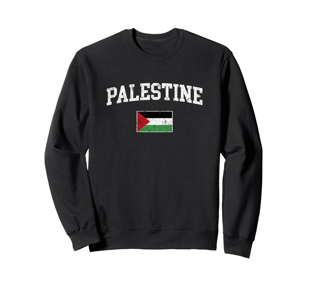 Palestine Flag Palestinian Flag Sweatshirt - Aesthetic Graphic Unisex - T-Shirt, Sweatshirt, Hoodie