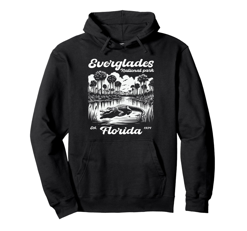 Everglades National Park Alligators Hoodie - Trendy Graphic Men Women - T-Shirt, Sweatshirt, Hoodie