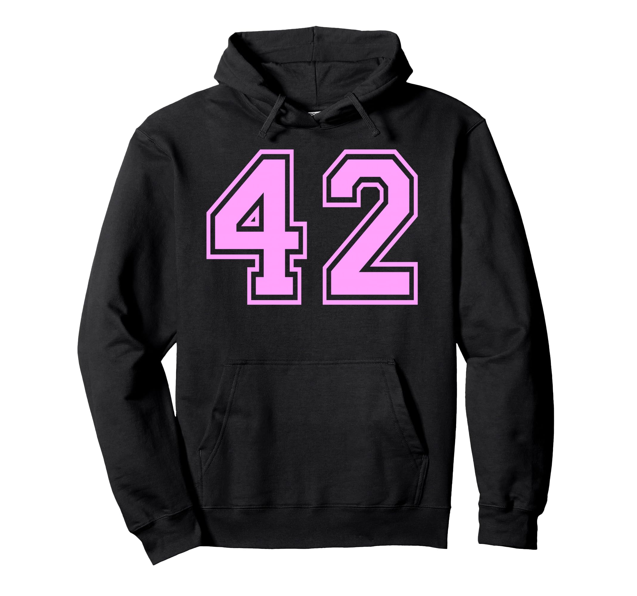 42 Number Forty Two Sports Varsity Hoodie - Minimalist Print Unisex - T-Shirt, Sweatshirt, Hoodie