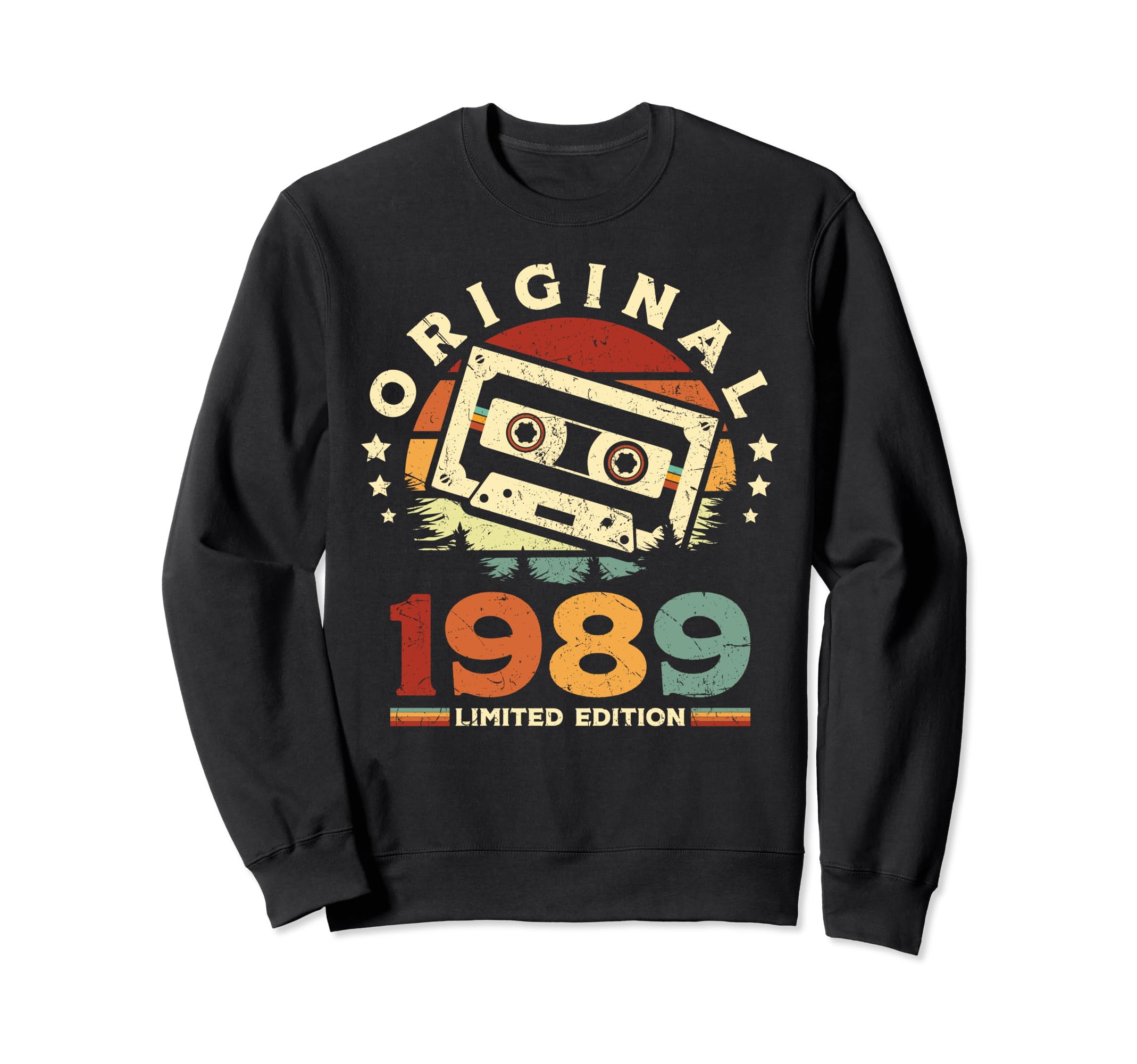 1989 Cassette Tape 35Th Birthday Sweatshirt - Novelty Apparel Unisex - T-Shirt, Sweatshirt, Hoodie