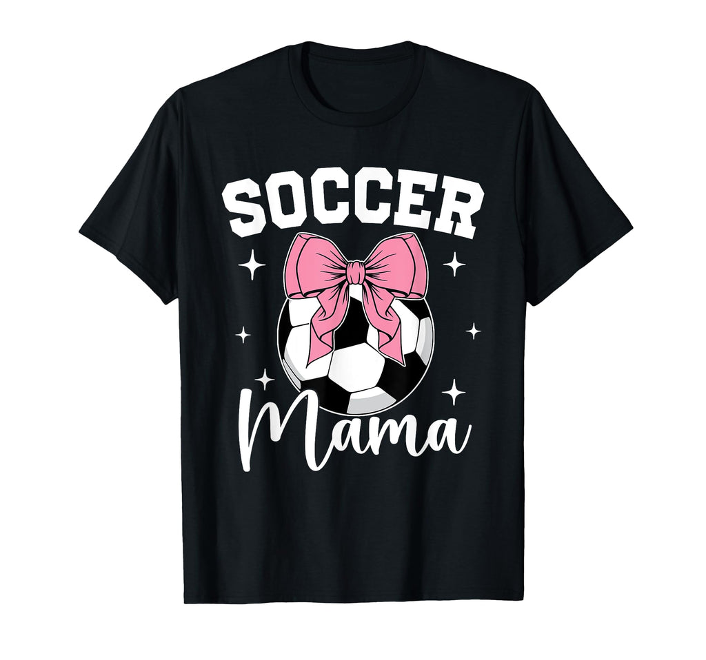 Soccer Mama Coquette Bow Soccer Mom T-Shirt - Custom Art Print for Adults - T-Shirt, Sweatshirt, Hoodie
