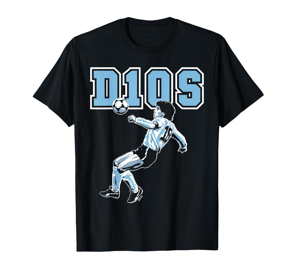 Diego Maradona D10S Soccer T-Shirt - Graphic Print for Adults - T-Shirt, Sweatshirt, Hoodie