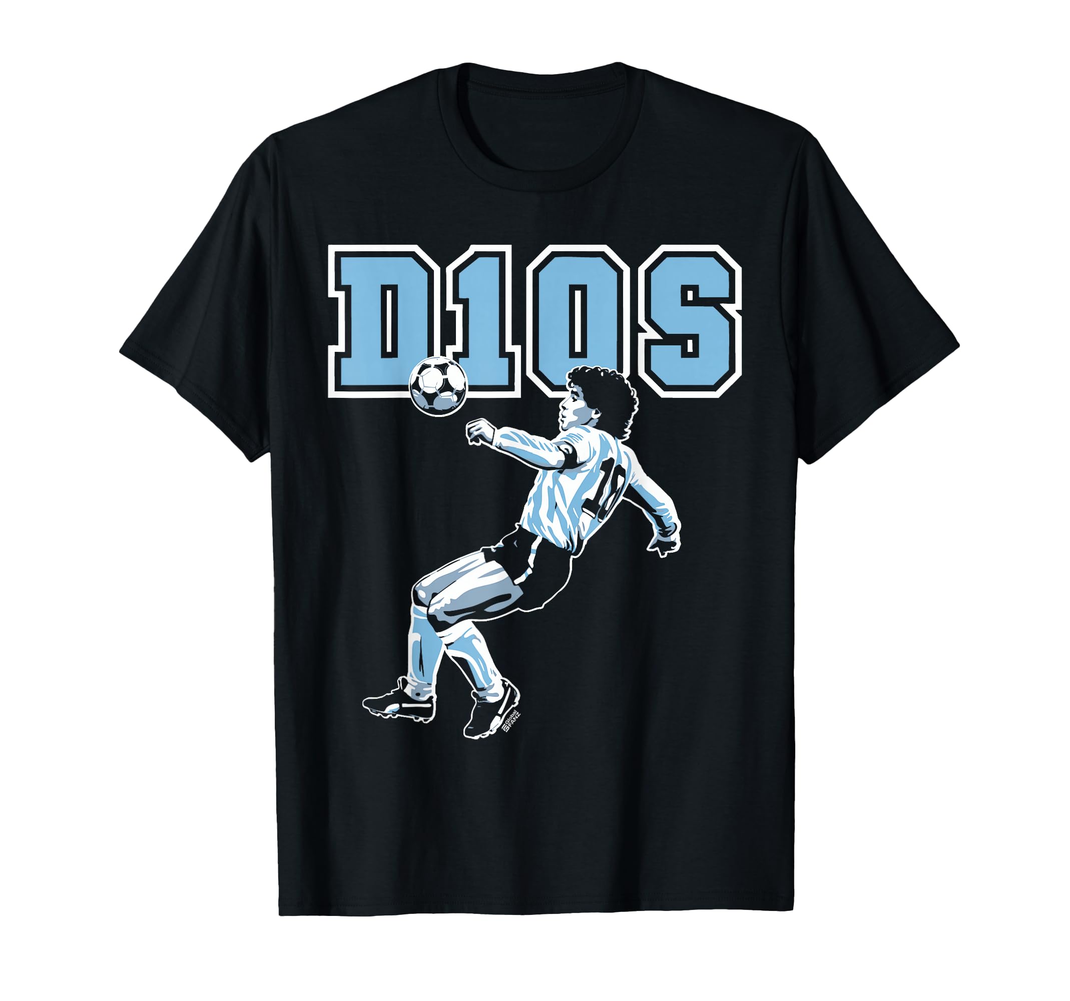 Diego Maradona D10S Soccer T-Shirt - Graphic Print for Adults - T-Shirt, Sweatshirt, Hoodie