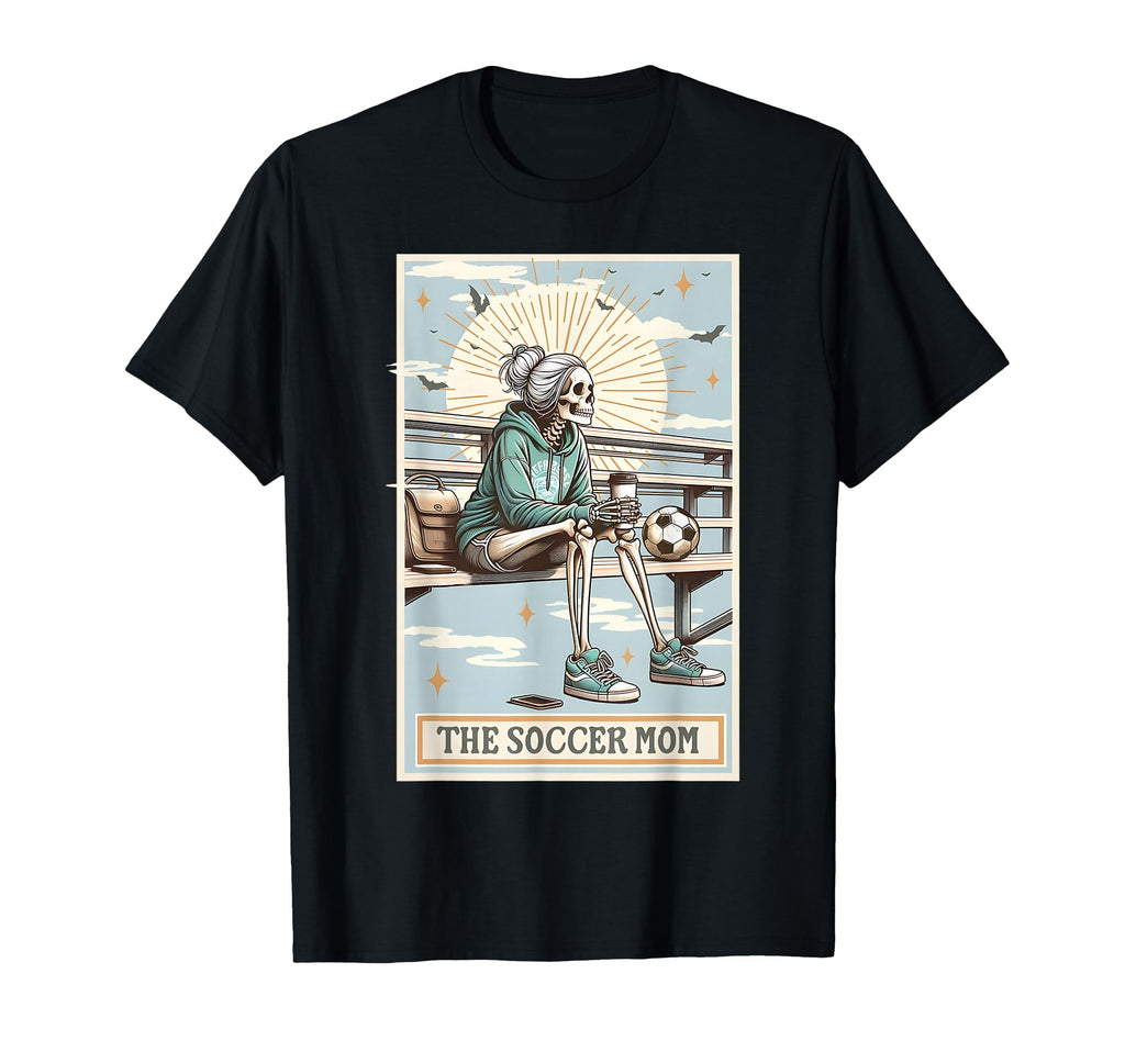 Soccer Mom Tarot Card Soccer T-Shirt - Minimalist Print for Adults - T-Shirt, Sweatshirt, Hoodie