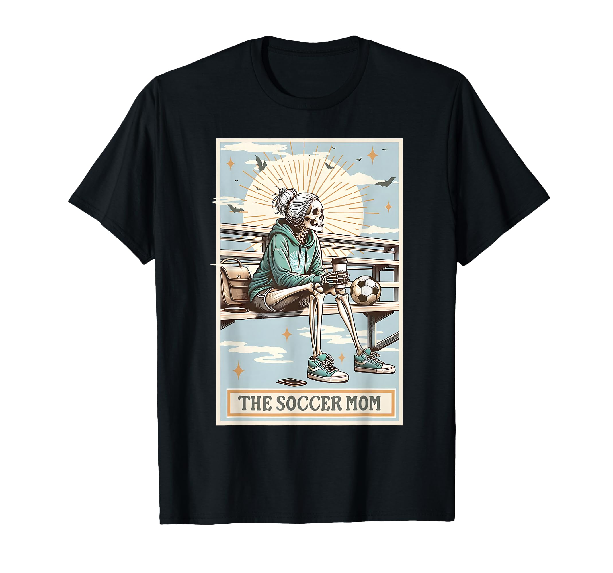Soccer Mom Tarot Card Soccer T-Shirt - Minimalist Print for Adults - T-Shirt, Sweatshirt, Hoodie