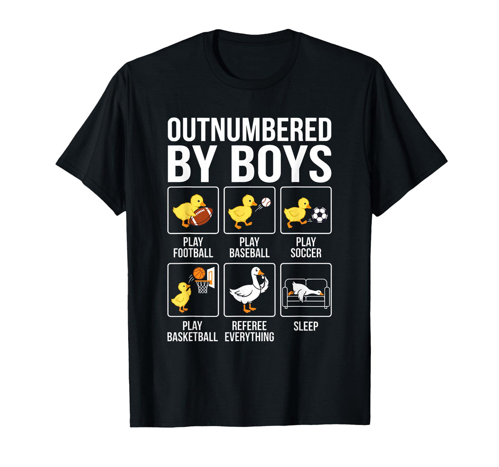 Outnumbered Ducklings Football Soccer T-Shirt - Aesthetic Graphic Unisex - T-Shirt, Sweatshirt, Hoodie