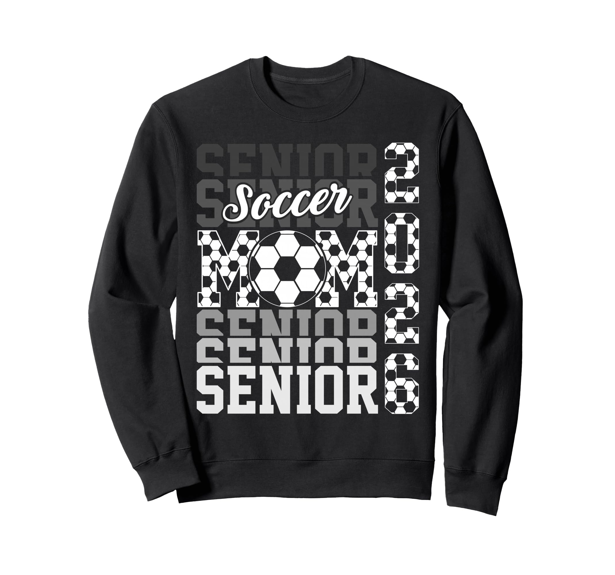 2026 Soccer Senior Mom Graduation Sweatshirt - Minimalist Print Men Women - T-Shirt, Sweatshirt, Hoodie