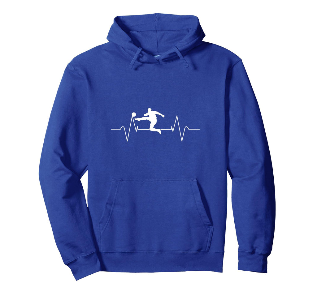 Soccer Heartbeat Soccer Player Gift Hoodie - Graphic Print Men Women - T-Shirt, Sweatshirt, Hoodie