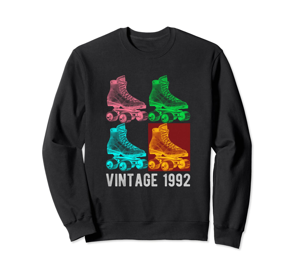 1992 Skater Roller Skating Skate Sweatshirt - Unique Graphic for Adults - T-Shirt, Sweatshirt, Hoodie