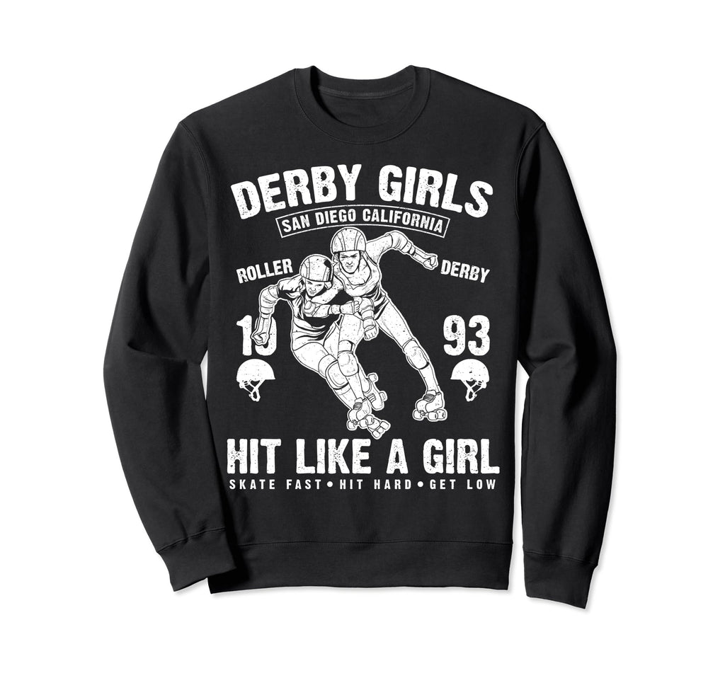 Roller Derby Skate Roller Sweatshirt - Novelty Apparel for Adults - T-Shirt, Sweatshirt, Hoodie