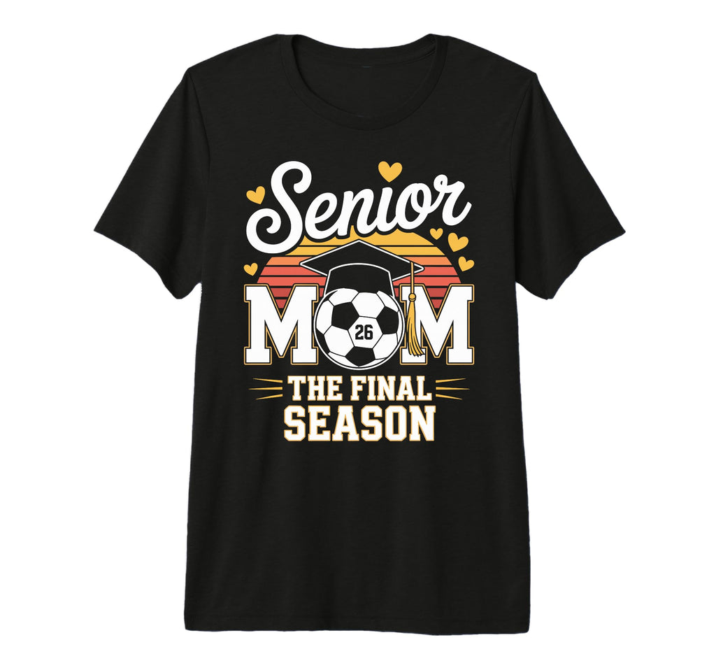 Senior Soccer Mom Class 2026 Tri Blend T-Shirt - Trendy Graphic Unisex - T-Shirt, Sweatshirt, Hoodie