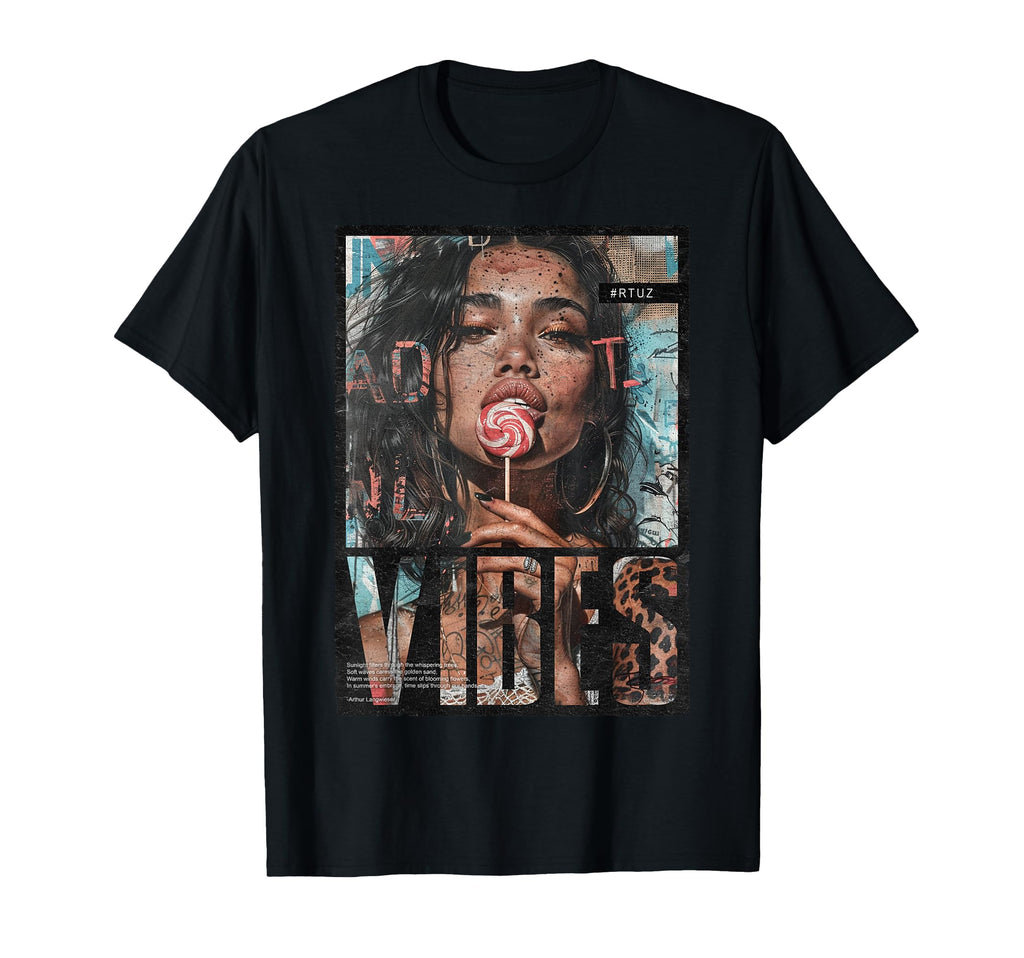 Y2K Streetwear Magazine Cover Sexy T-Shirt - Novelty Apparel for Adults - T-Shirt, Sweatshirt, Hoodie