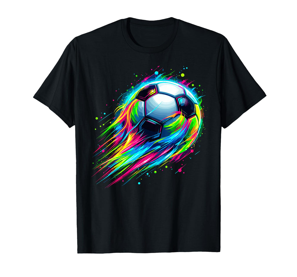 Soccer Colorful Tie Dye Soccer Ball T-Shirt - Streetwear Style Unisex - T-Shirt, Sweatshirt, Hoodie