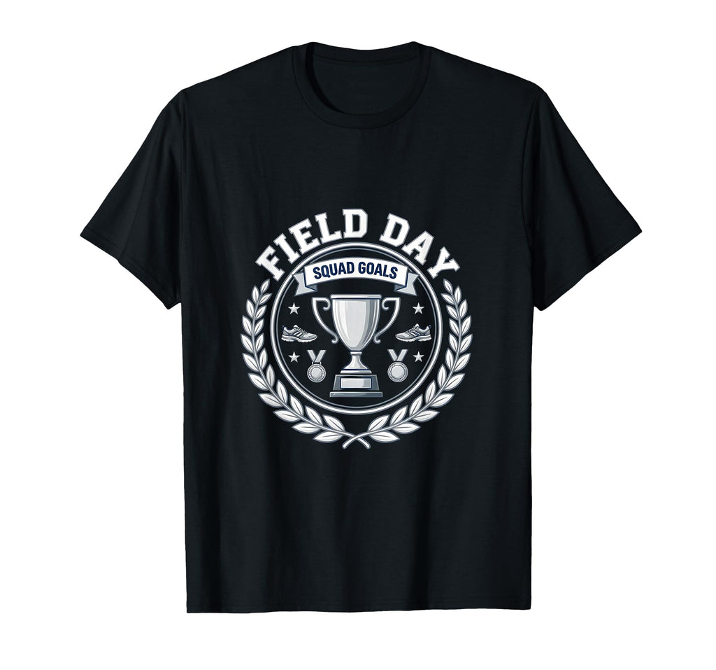 Field Day Squad Goals Fun Team Spirit T-Shirt - Unique Graphic for Adults - T-Shirt, Sweatshirt, Hoodie