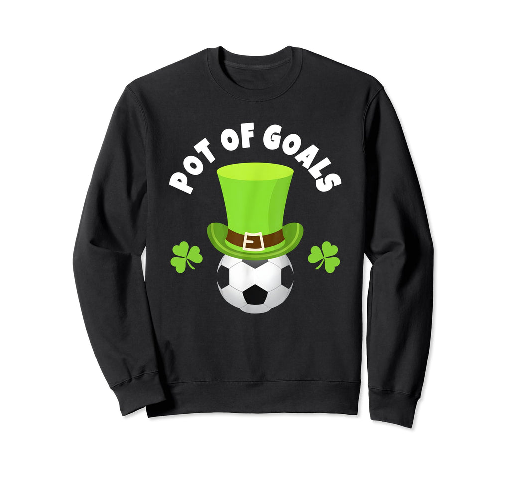 Soccer Team Striker St Patricks Day T-Shirt - Graphic Print Unisex - T-Shirt, Sweatshirt, Hoodie