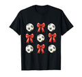 Soccer Mom Red Coquette Bow T-Shirt - Minimalist Print Men Women - T-Shirt, Sweatshirt, Hoodie