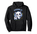 Kickin It Soccer Player Panda Ball Animal Hoodie - Unique Graphic Unisex - T-Shirt, Sweatshirt, Hoodie