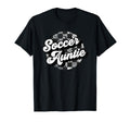 Soccer Auntie Checkered Funny Aunt Thats T-Shirt - Novelty Apparel Unisex - T-Shirt, Sweatshirt, Hoodie