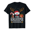 Matching Goalkeeper Reindeer Family T-Shirt - Trendy Graphic Unisex - T-Shirt, Sweatshirt, Hoodie