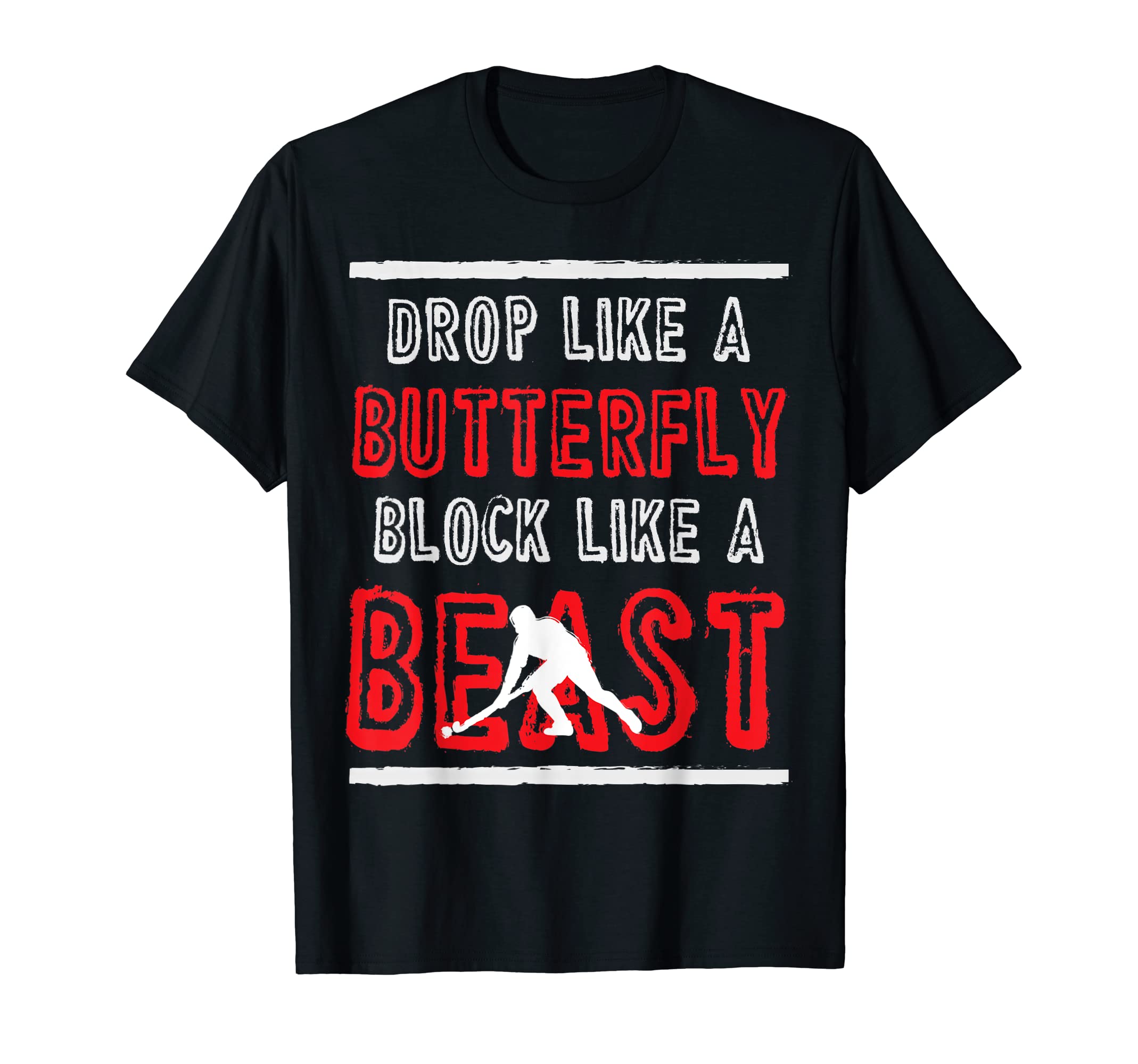 Block And Drop Field Hockey Gift Field T-Shirt - Unique Graphic Unisex - T-Shirt, Sweatshirt, Hoodie