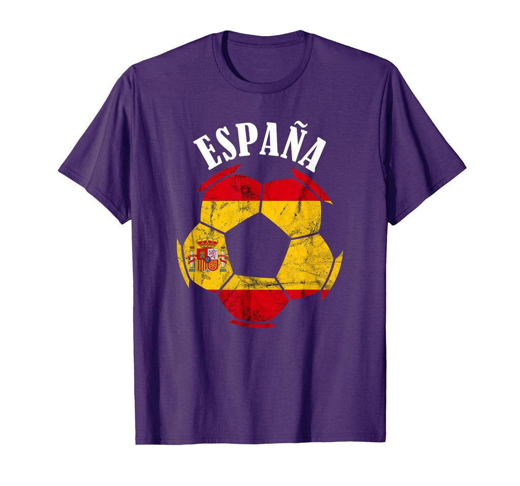 Espana Spain Flag Spain Soccer Player T-Shirt - Custom Art Print Men Women - T-Shirt, Sweatshirt, Hoodie
