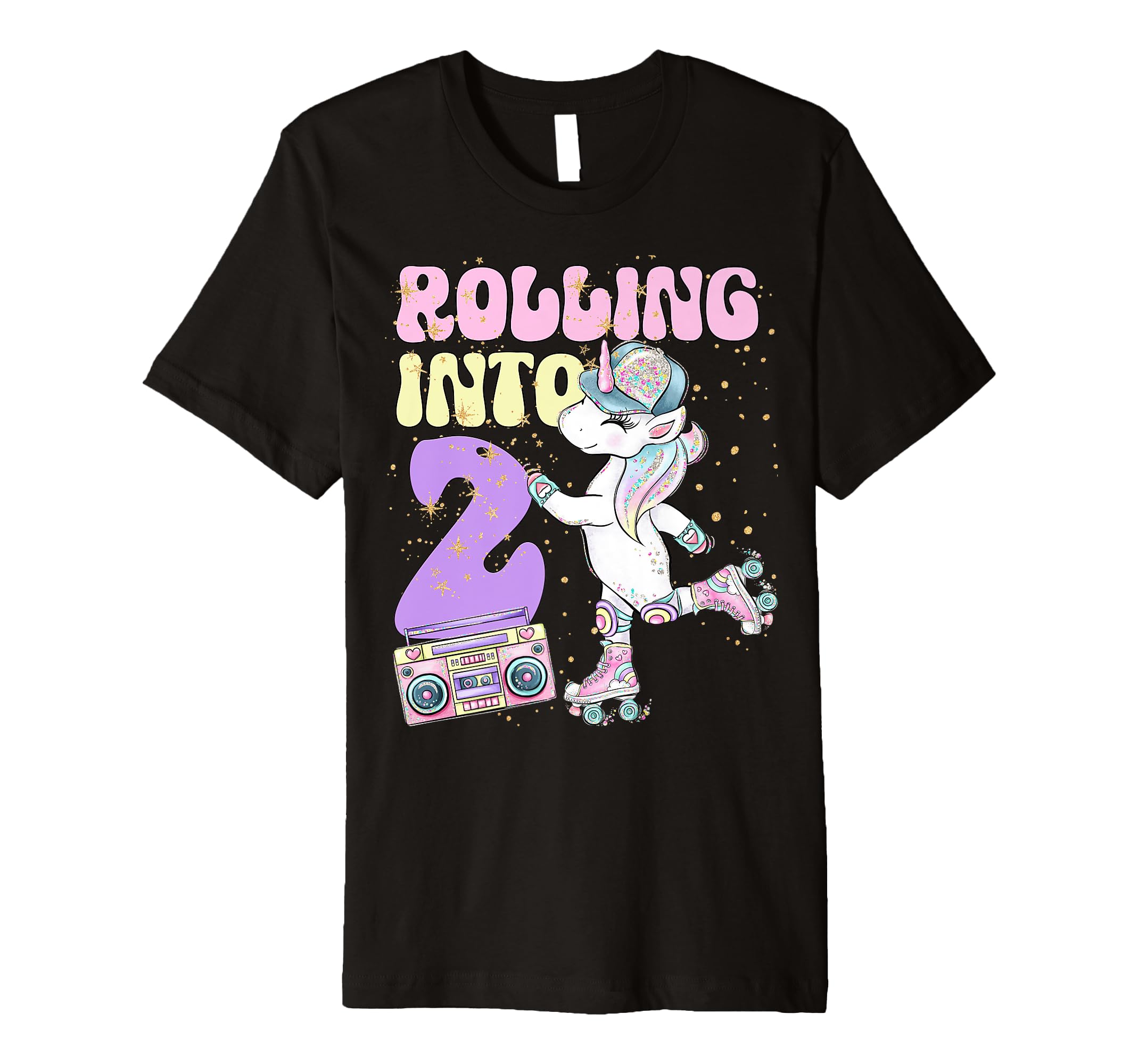 2Nd Birthday Roller Skate Party T-Shirt - Unique Graphic for Adults - T-Shirt, Sweatshirt, Hoodie