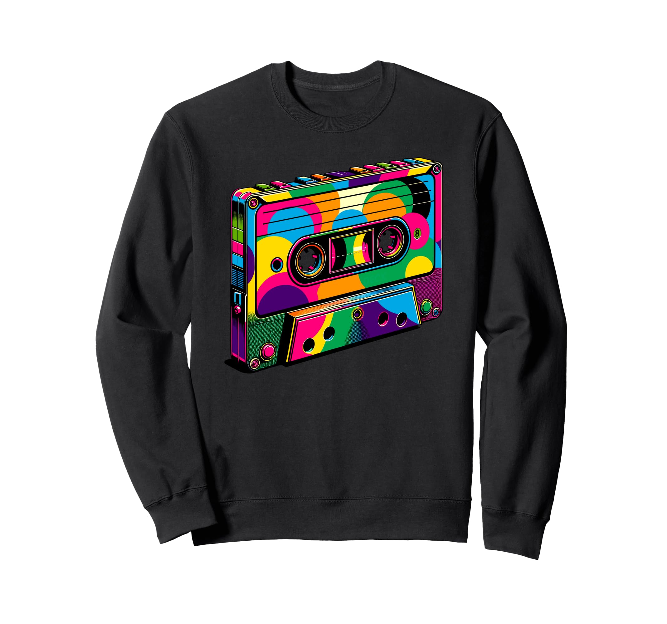 Cassette Player Music Tape Recorder Sweatshirt - Novelty Apparel Men Women - T-Shirt, Sweatshirt, Hoodie