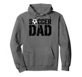 Soccer Dad Football Soccer Player Hoodie - Minimalist Print Men Women - T-Shirt, Sweatshirt, Hoodie
