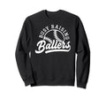 Funny Busy Raising Ballers Baseball Mom Sweatshirt - Unique Graphic Unisex - T-Shirt, Sweatshirt, Hoodie