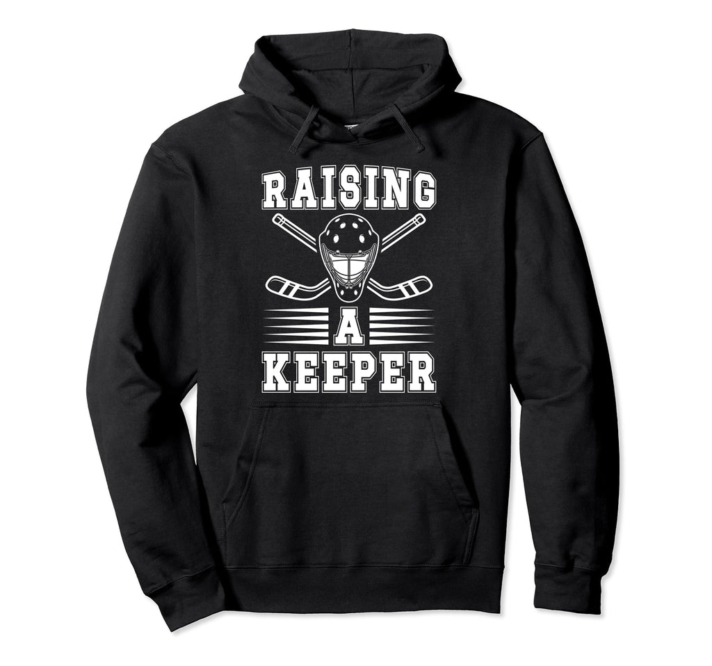 Raising Hockey Keeper Mom Ice Hockey Hoodie - Casual Everyday Wear Unisex - T-Shirt, Sweatshirt, Hoodie
