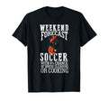 Weekend Forecast Soccer Ball Mom Life T-Shirt - Unique Graphic for Adults - T-Shirt, Sweatshirt, Hoodie