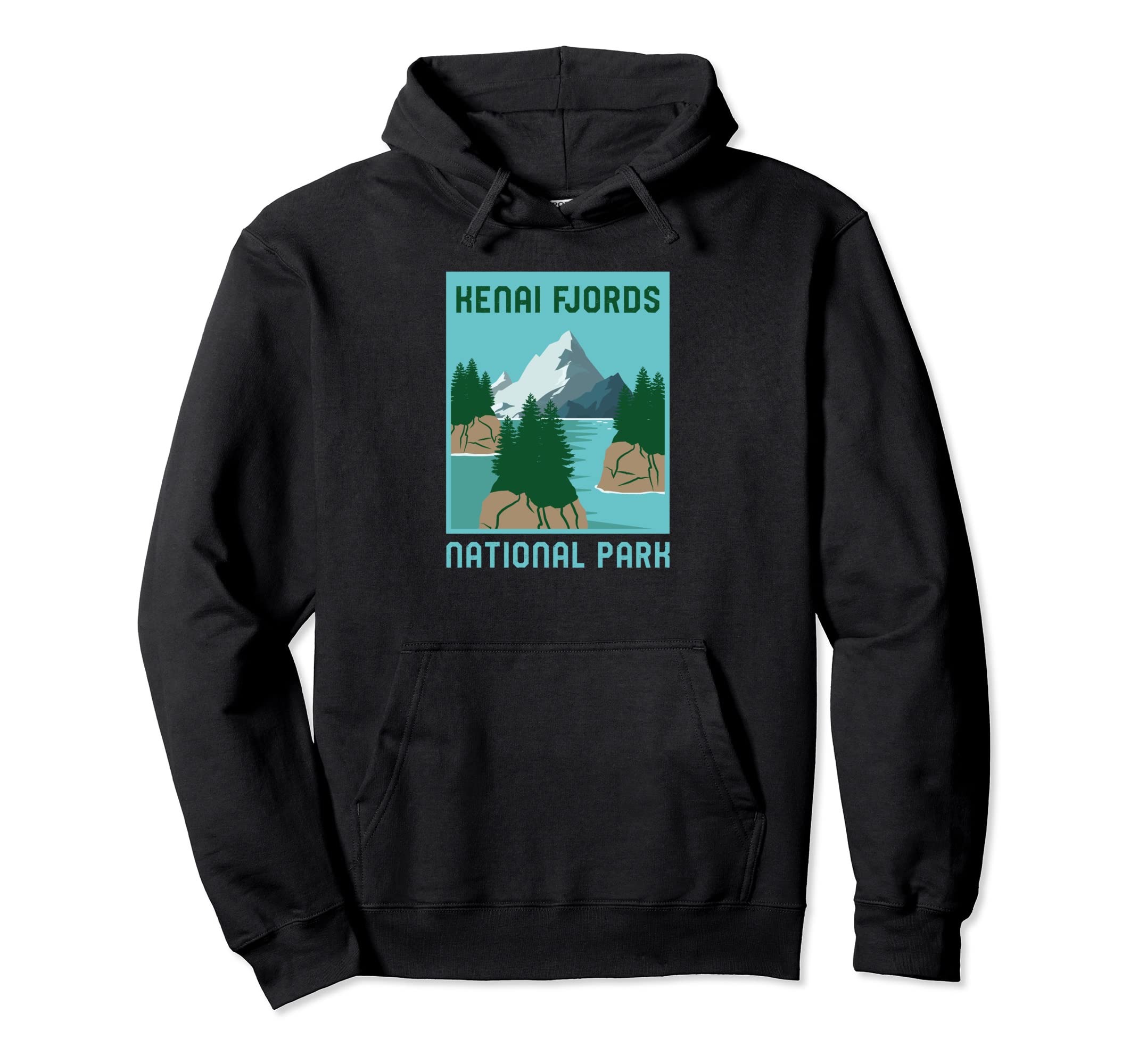 Kenai Fjords National Park Alaska Hoodie - Trendy Graphic Men Women - T-Shirt, Sweatshirt, Hoodie