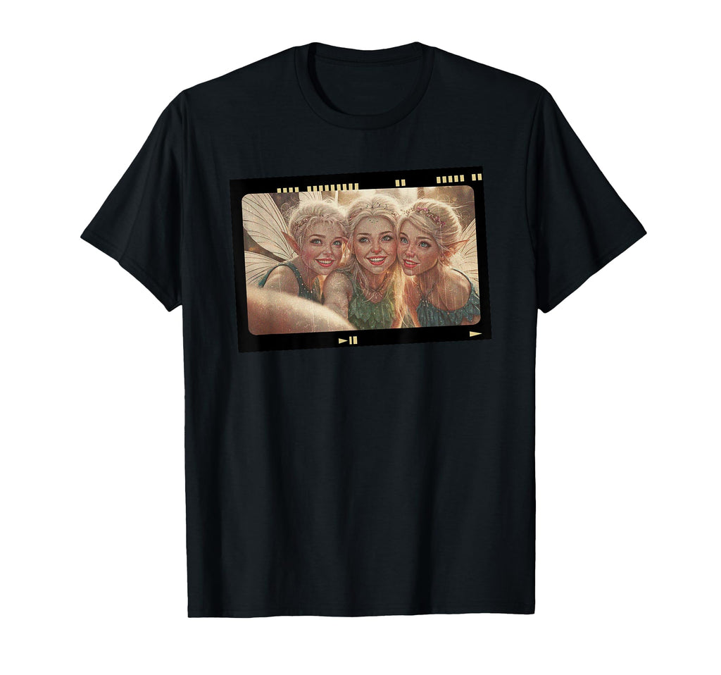 Fairy Selfie Fantasy Aesthetic T-Shirt - Casual Everyday Wear for Adults - T-Shirt, Sweatshirt, Hoodie