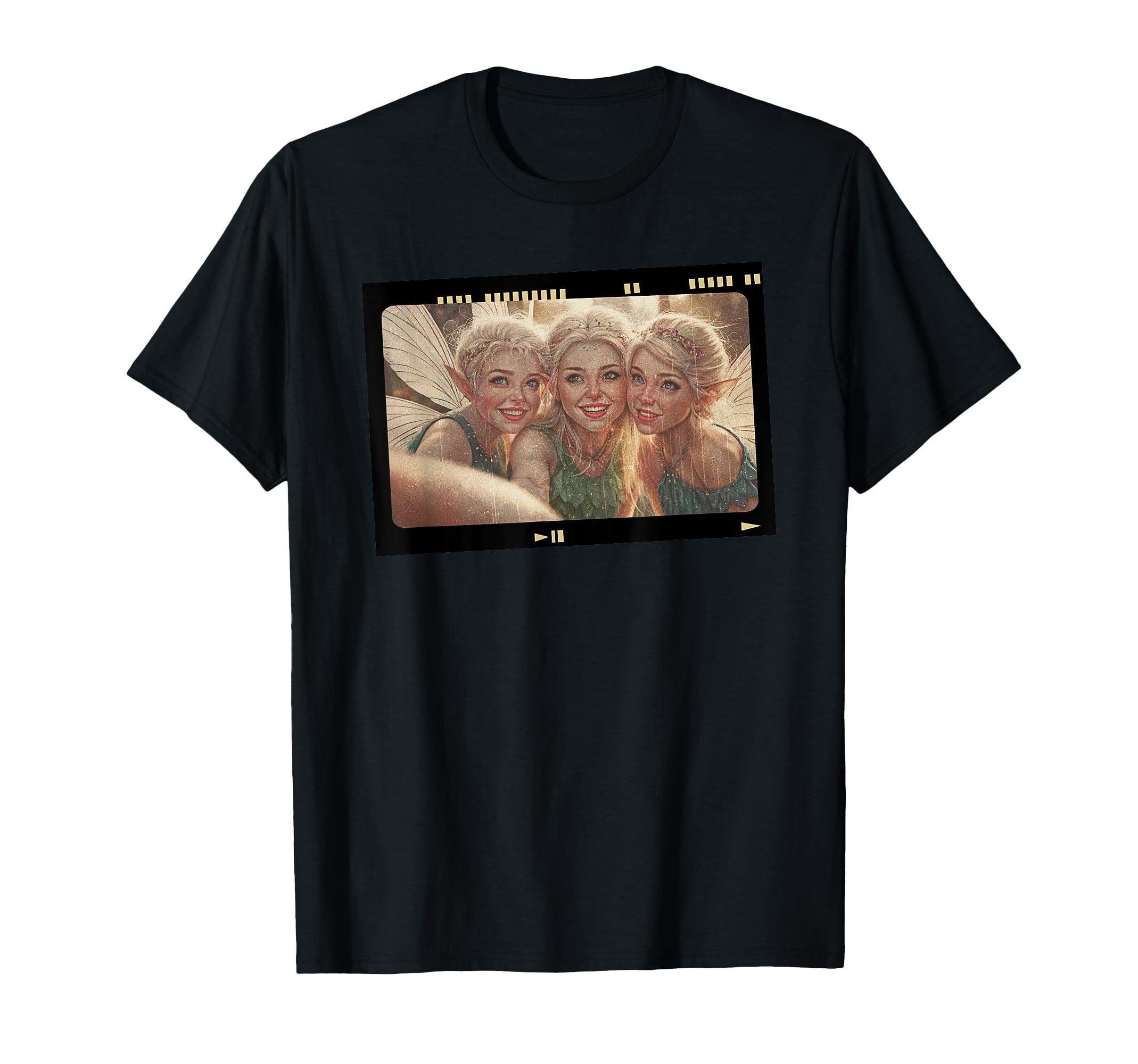 Fairy Selfie Fantasy Aesthetic T-Shirt - Casual Everyday Wear for Adults - T-Shirt, Sweatshirt, Hoodie