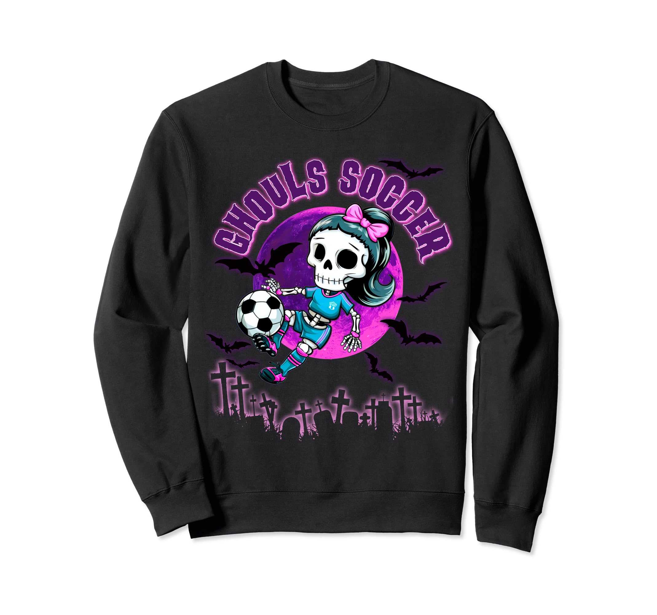 Soccer Halloween Ghouls Soccer Trick Or Sweatshirt - Unique Graphic Unisex - T-Shirt, Sweatshirt, Hoodie