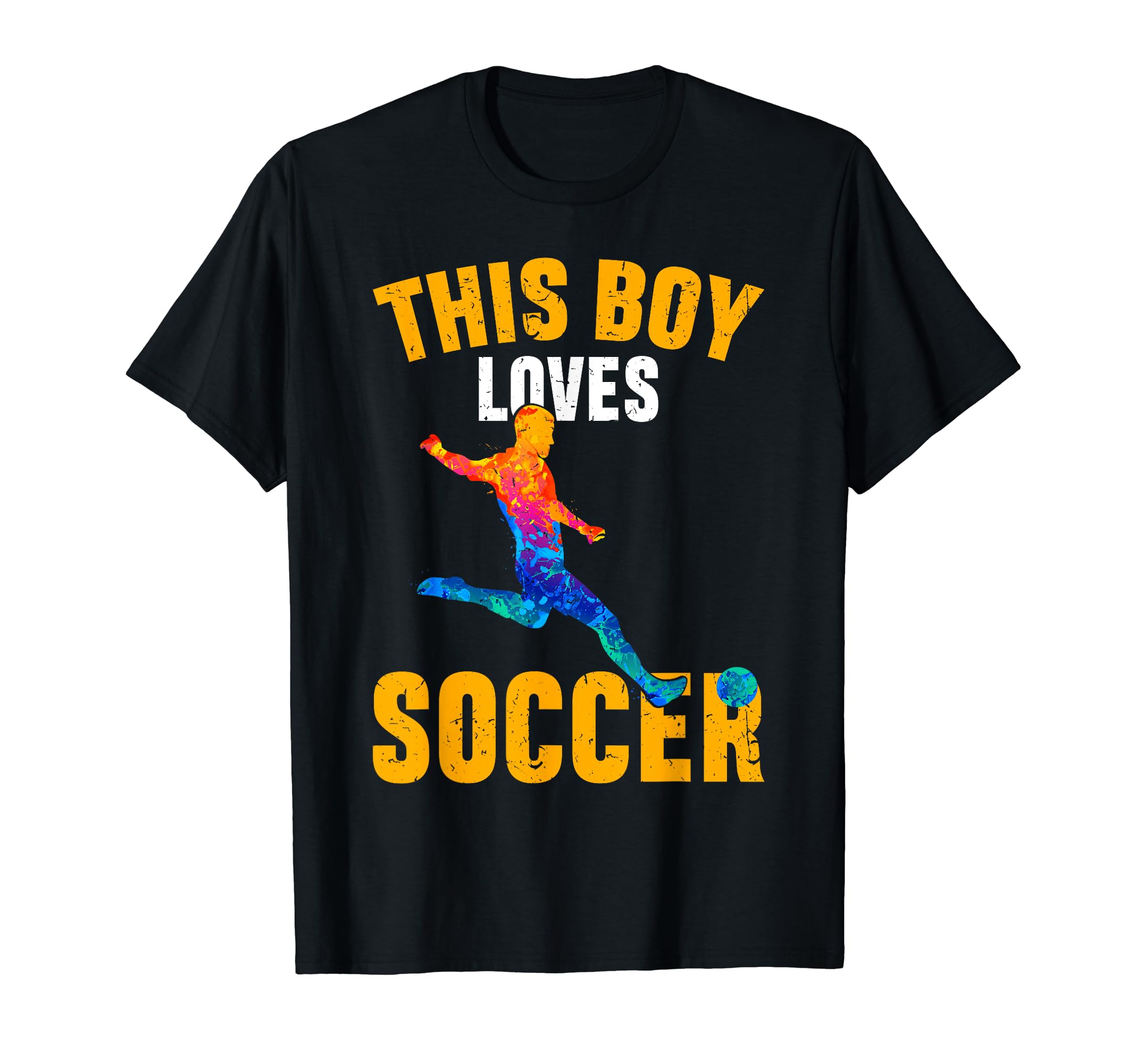 Funny This Loves Soccer T-Shirt - Casual Everyday Wear Unisex - T-Shirt, Sweatshirt, Hoodie