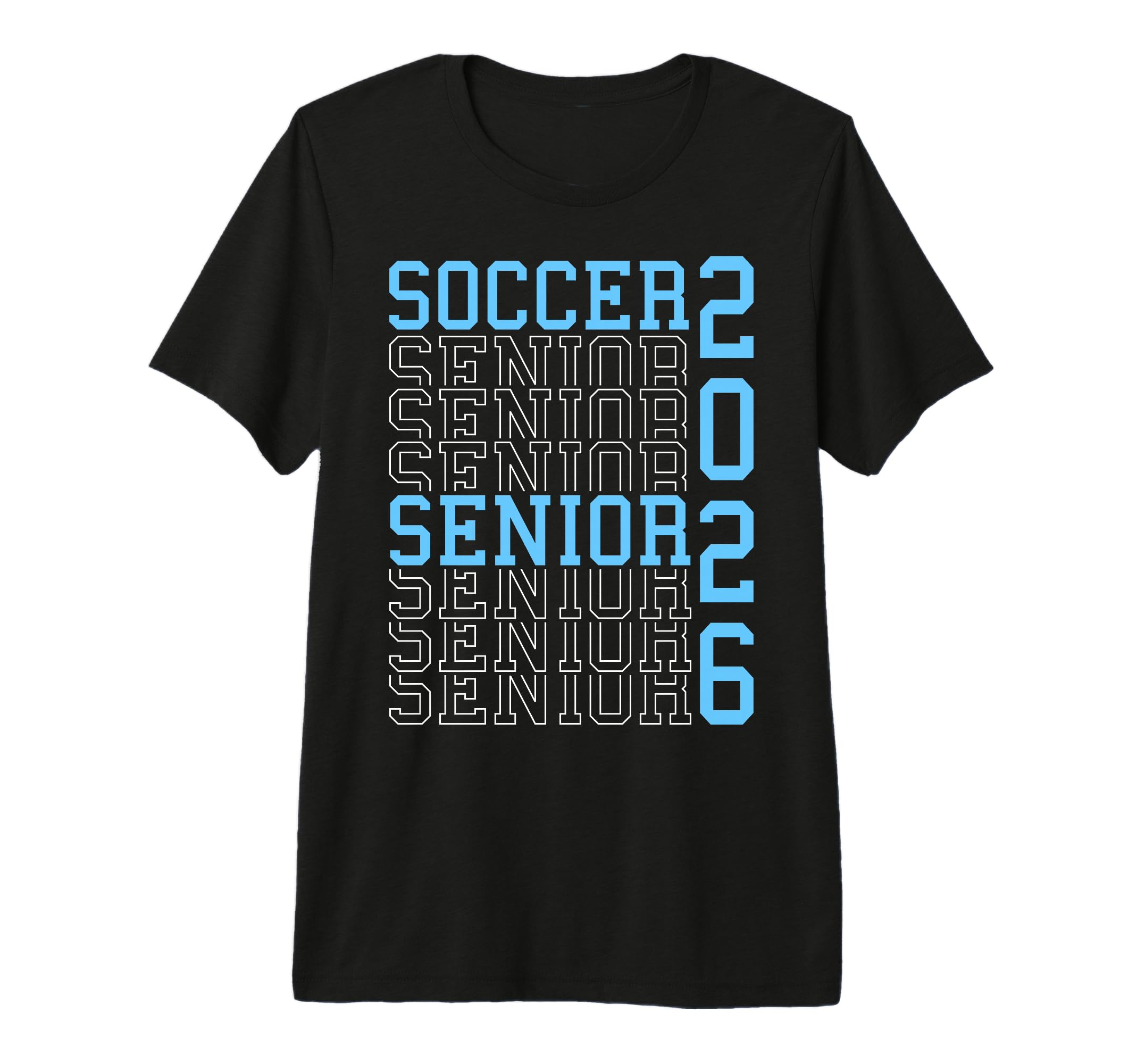 Soccer Senior Night Soccer Senior 2026 T-Shirt - Custom Art Print Unisex - T-Shirt, Sweatshirt, Hoodie