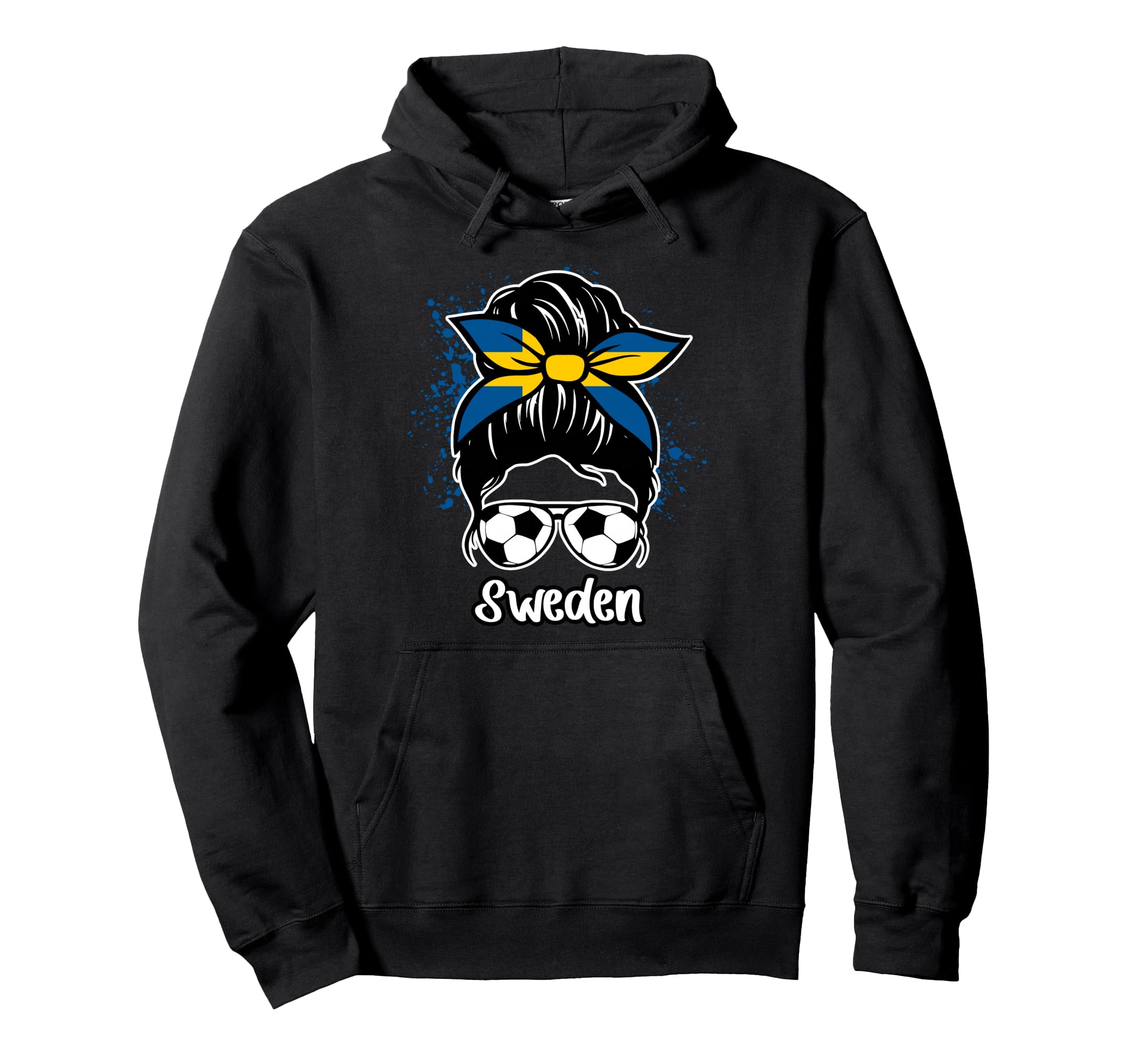 Sweden Football Game Player Soccer Hoodie - Casual Everyday Wear Men Women - T-Shirt, Sweatshirt, Hoodie