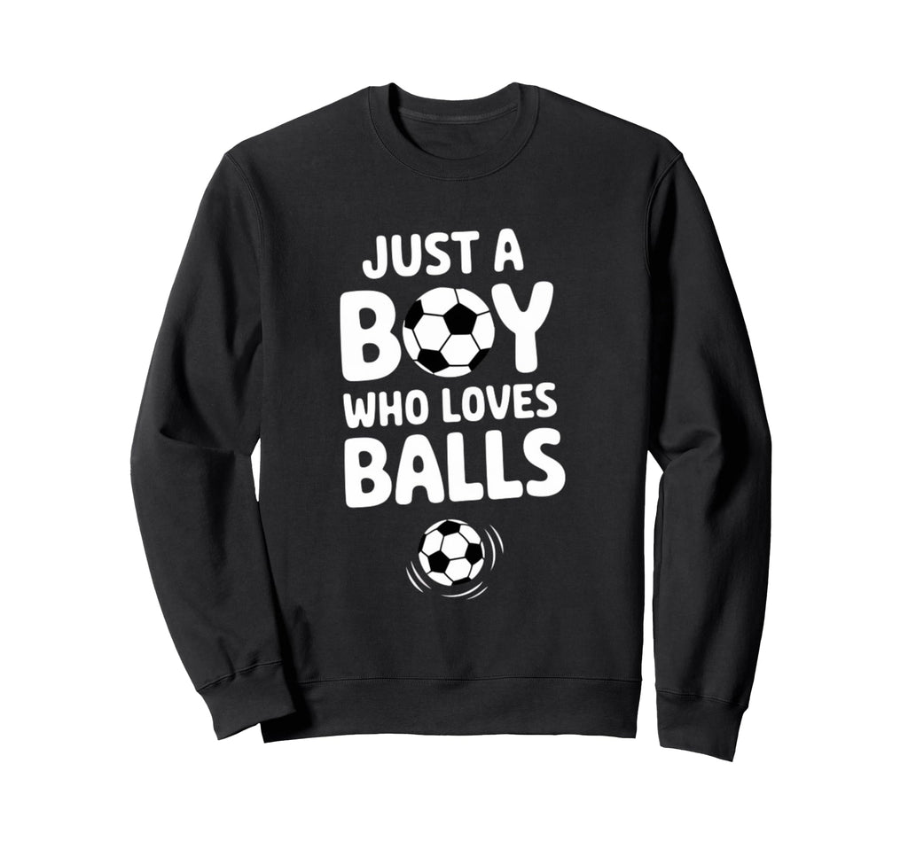 Just Who Loves Soccer Player Sweatshirt - Trendy Graphic for Adults - T-Shirt, Sweatshirt, Hoodie